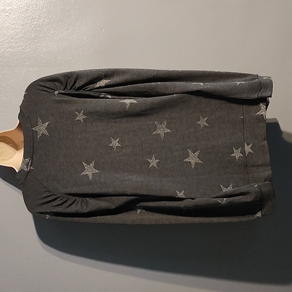 Oxford & Park women's charcoal gray with stars blouse size 2XL - Picture 15 of 17